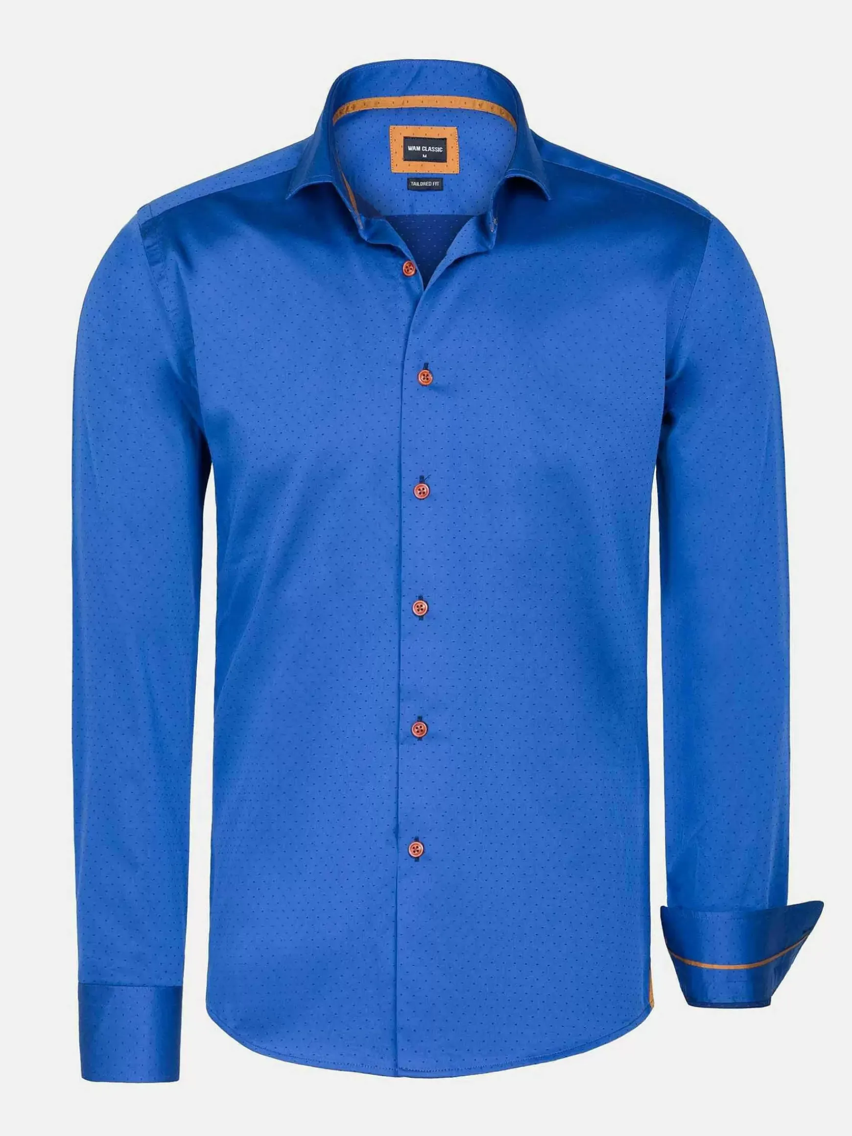 Overhemd Lange Mouw 75666 Clay Light Navy