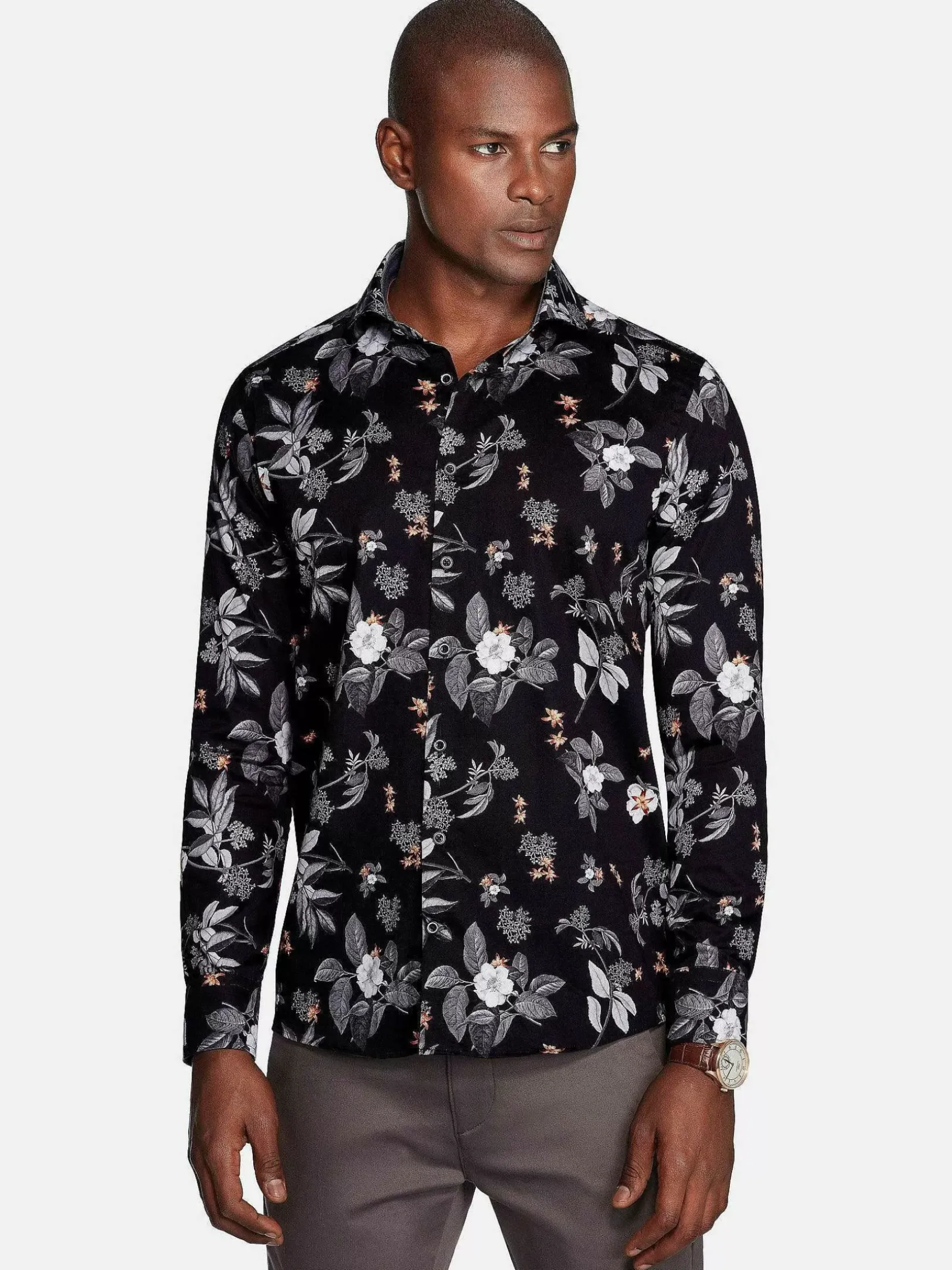 Overhemd Lange Mouw 75717 Cordoba Black