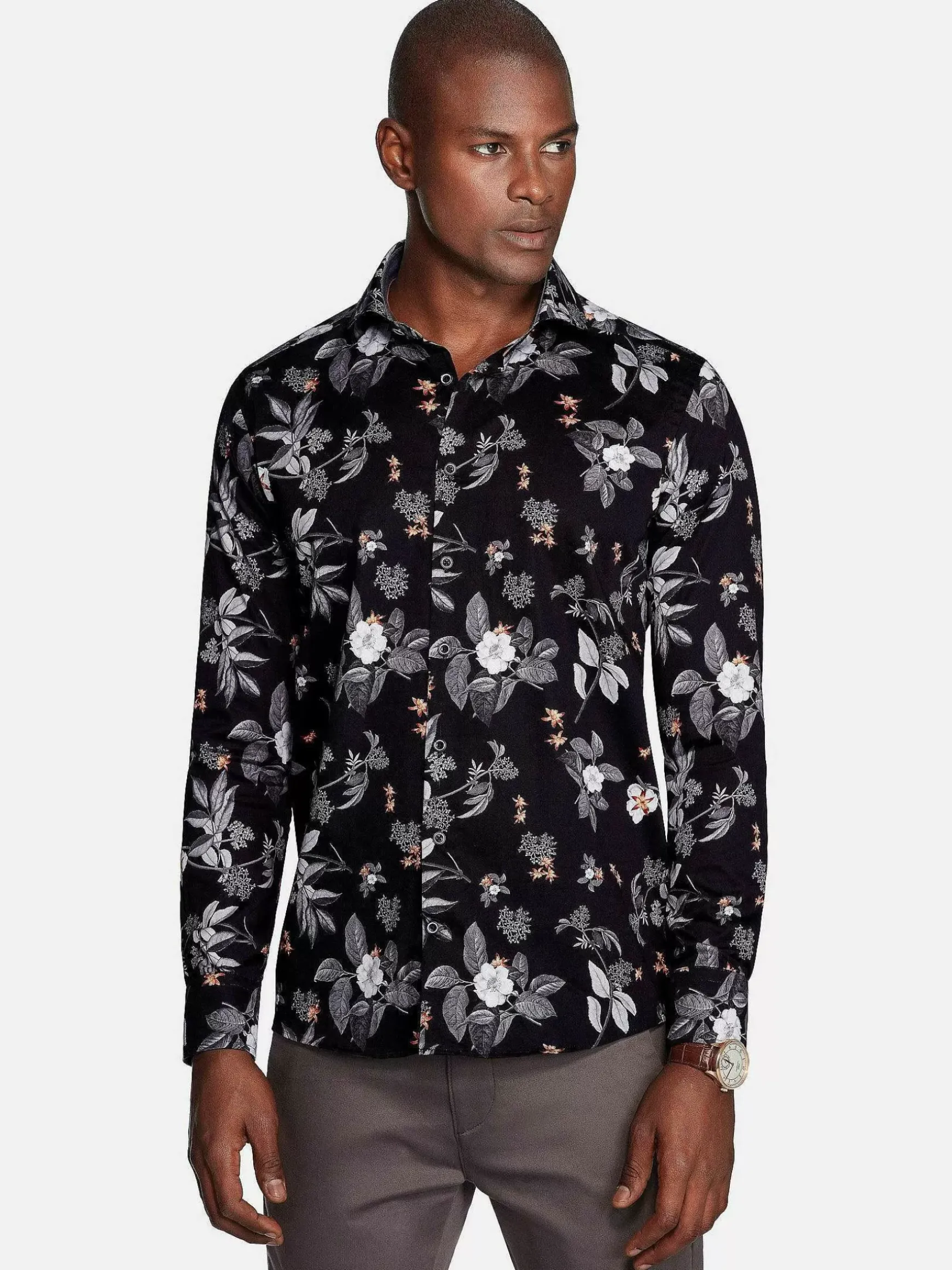 Overhemd Lange Mouw 75717 Cordoba Black