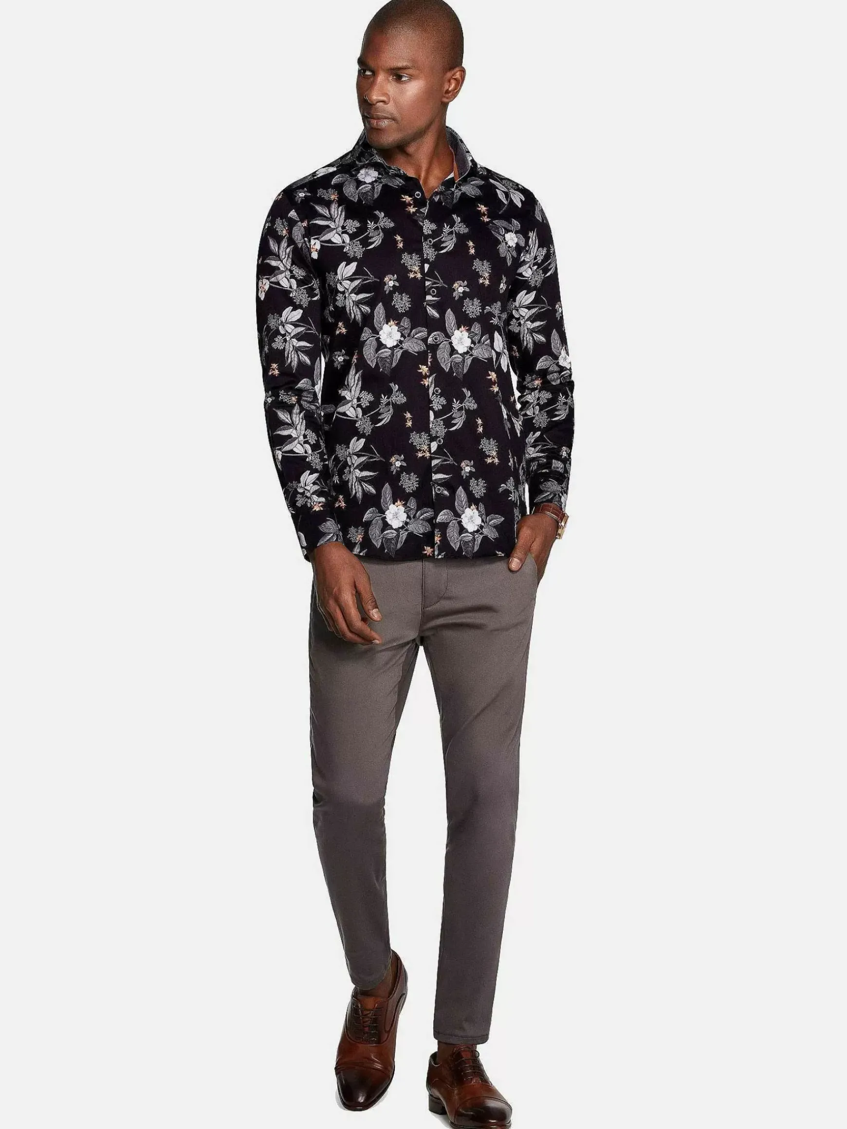 Overhemd Lange Mouw 75717 Cordoba Black