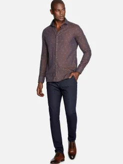 Overhemd Lange Mouw 75674 Cormes Navy