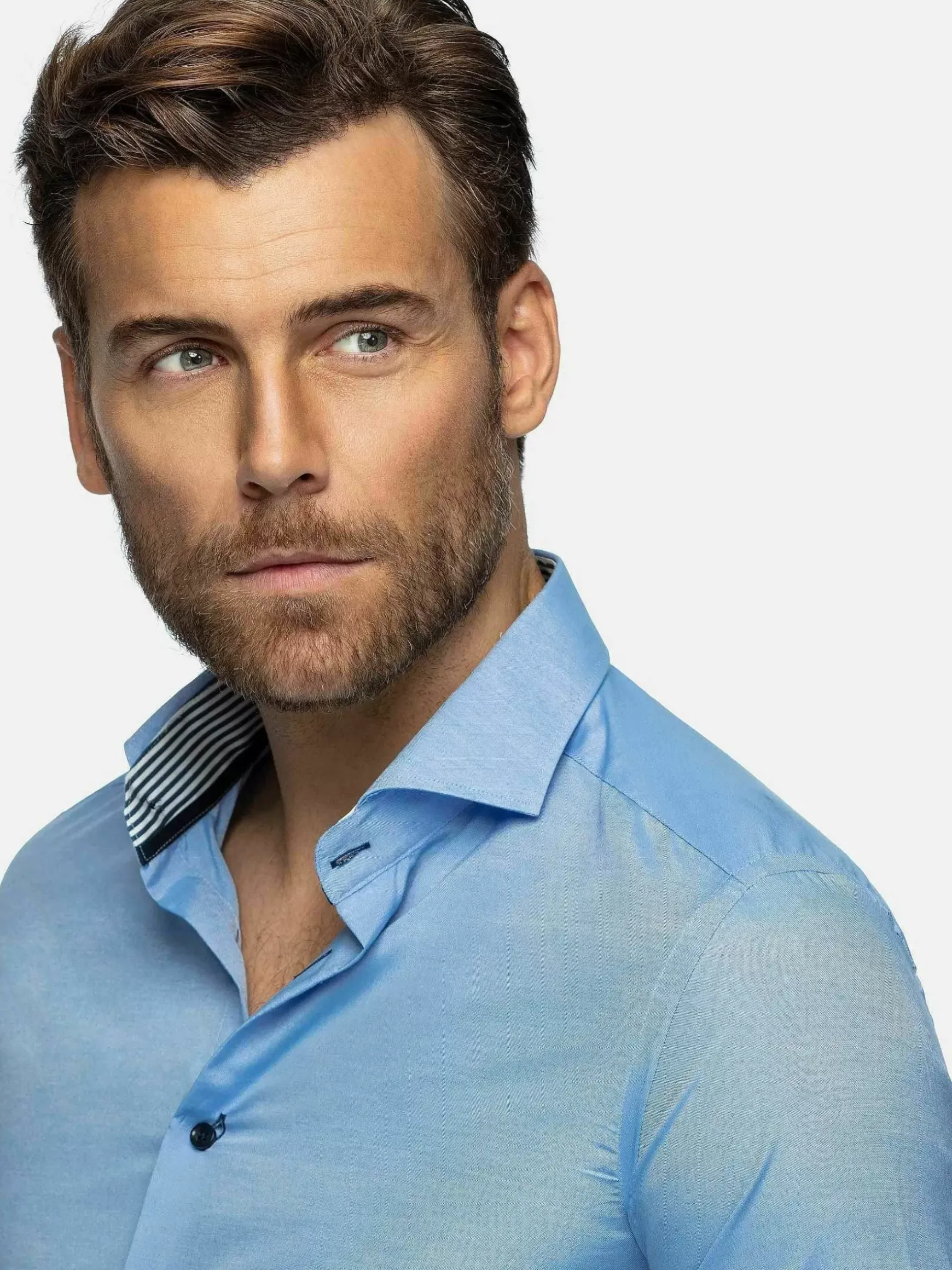 Overhemd Lange Mouw 75698 Cruise Light Blue