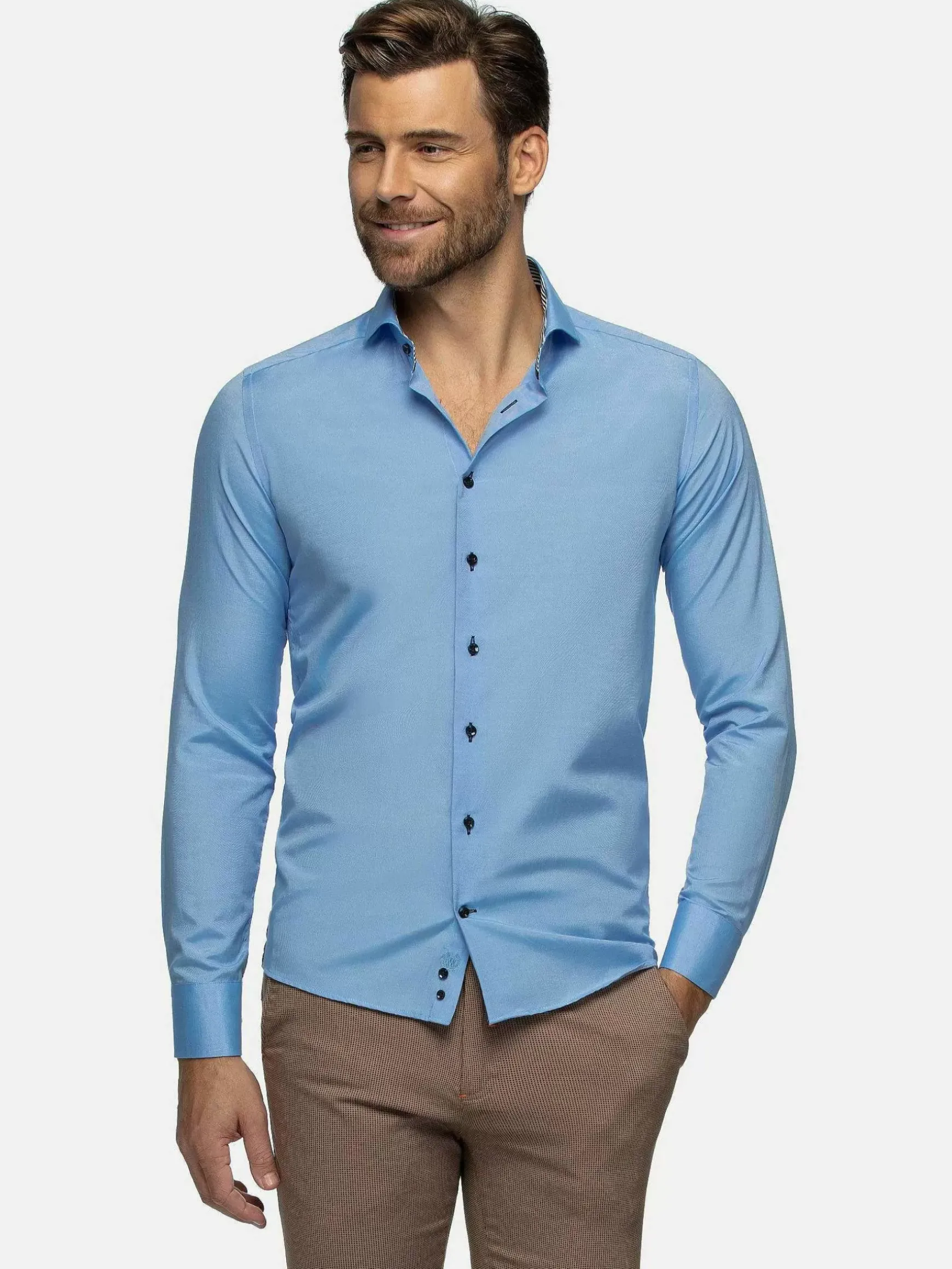 Overhemd Lange Mouw 75698 Cruise Light Blue