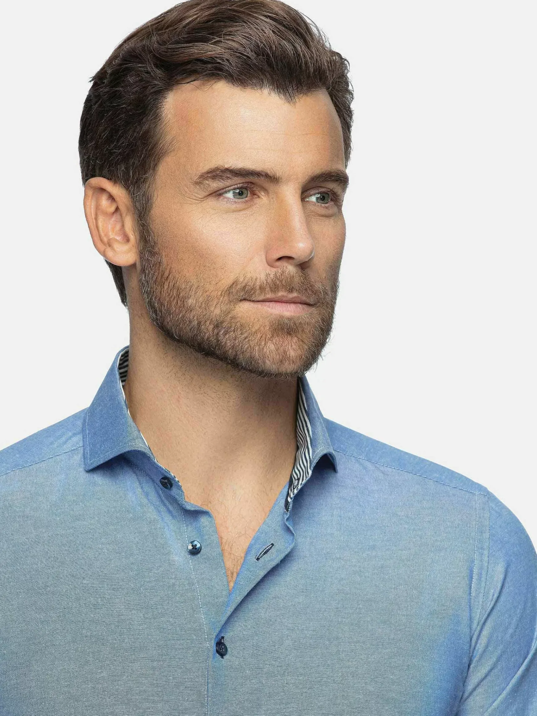 Overhemd Lange Mouw 75698 Cruise Royal Blue