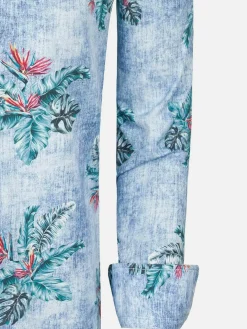 Overhemd Lange Mouw 65045 Dark Navy Yellow