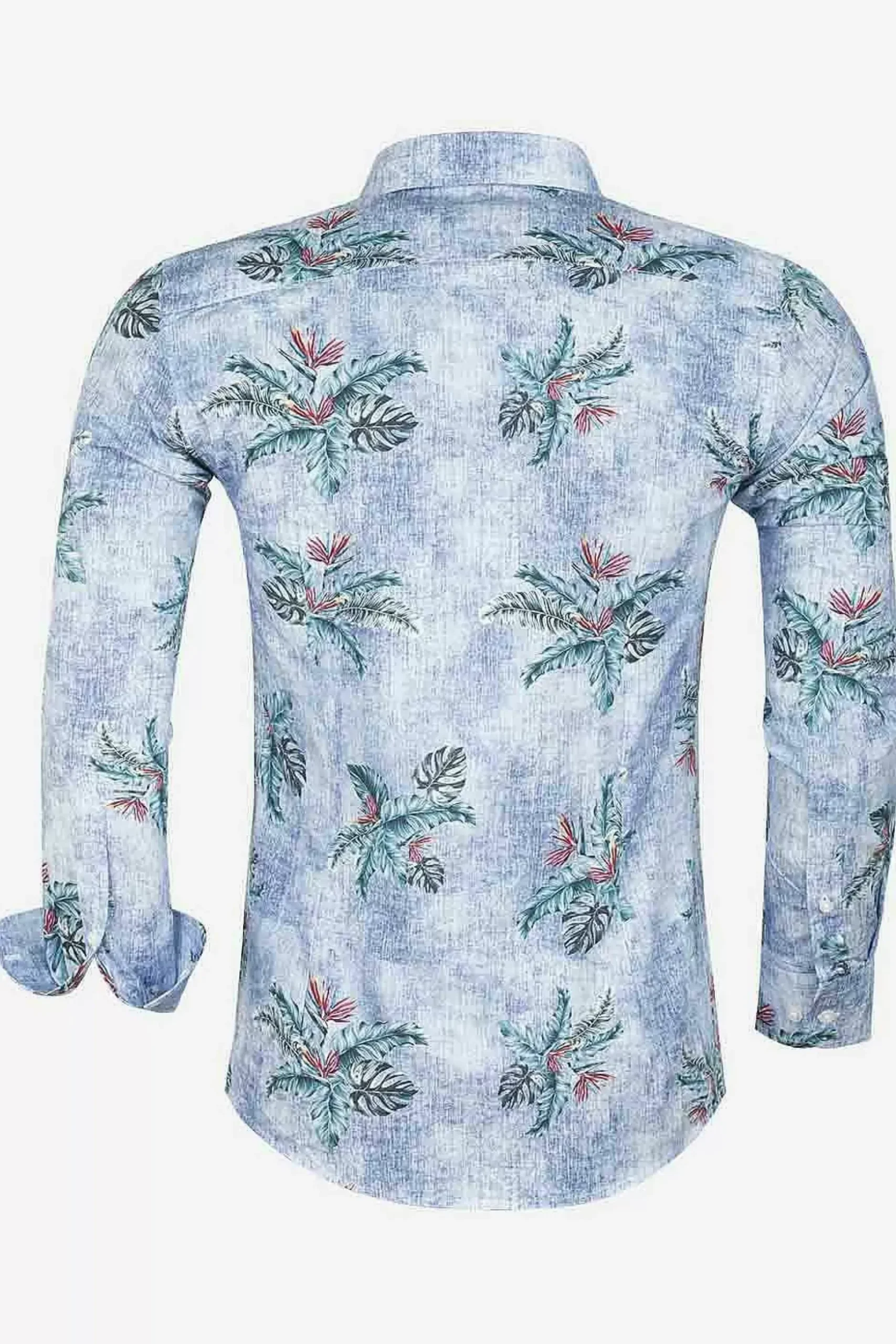 Overhemd Lange Mouw 65045 Dark Navy Yellow