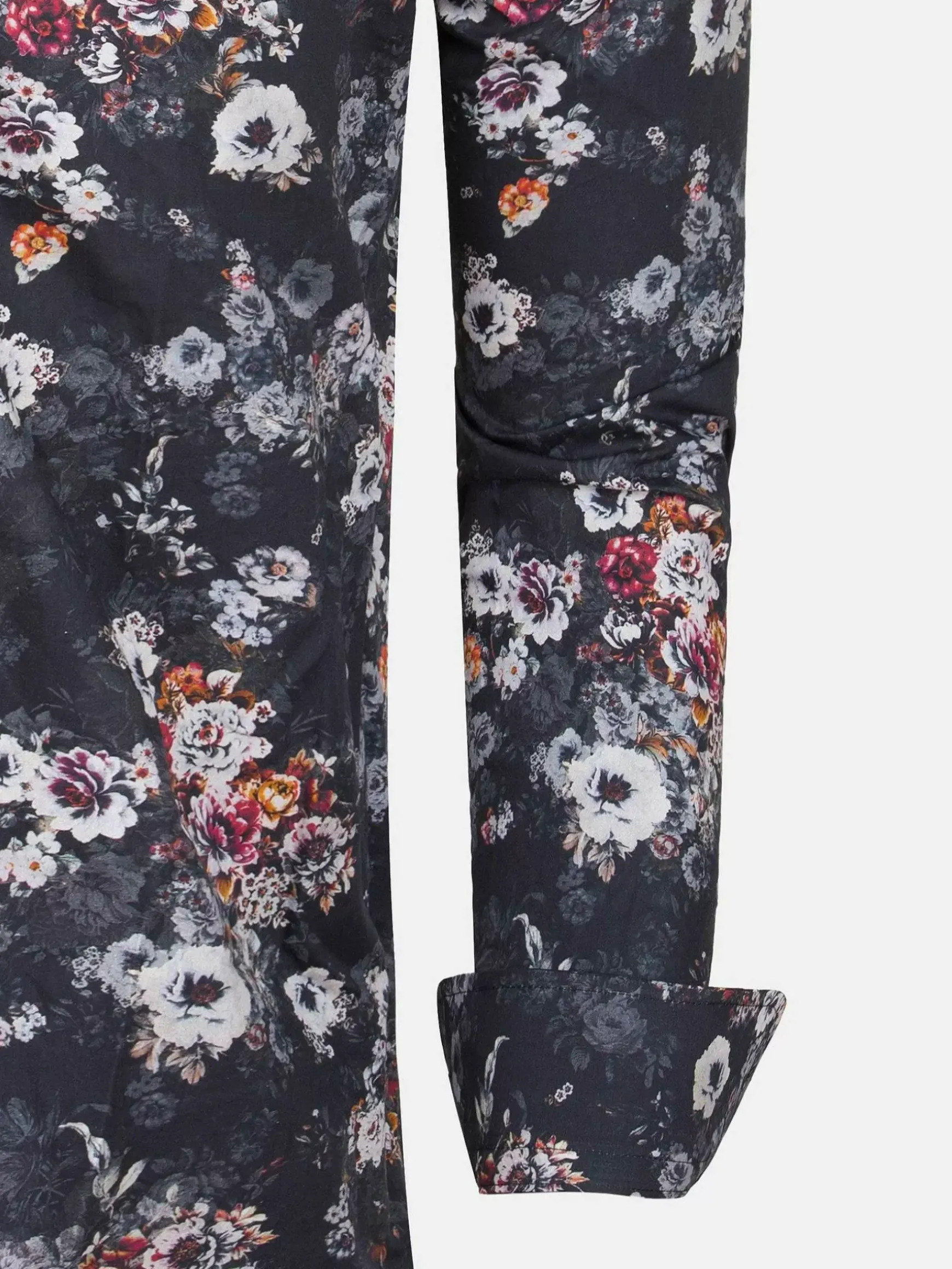 Overhemd Lange Mouw 57000 Grey Brown