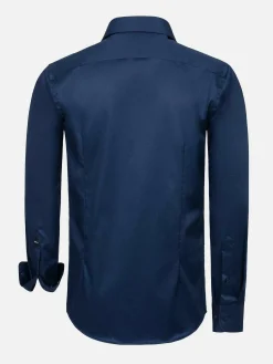 Overhemd Lange Mouw 75665 Harvery Specter Navy