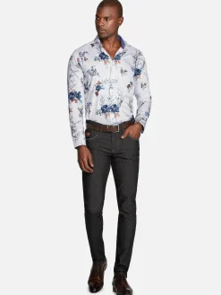 Overhemd Lange Mouw 75701 Herbeumont White