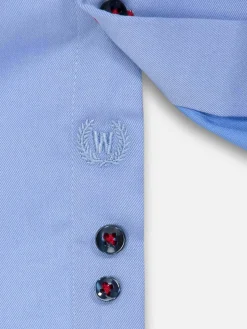 Overhemd Lange Mouw 75699 Karls Light Blue