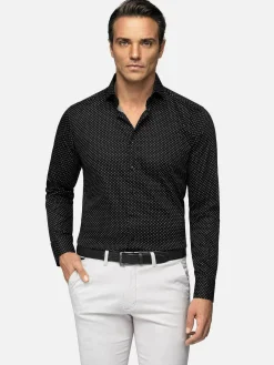 Overhemd Lange Mouw 75675 Lonval Black