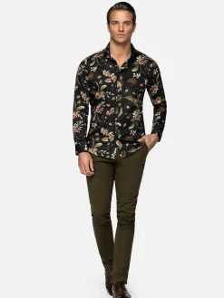 Overhemd Lange Mouw 75707 Meru Black