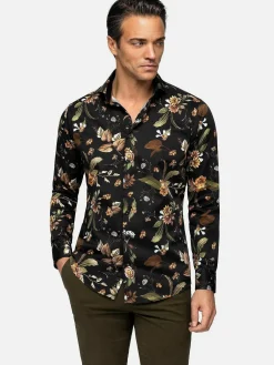 Overhemd Lange Mouw 75707 Meru Black