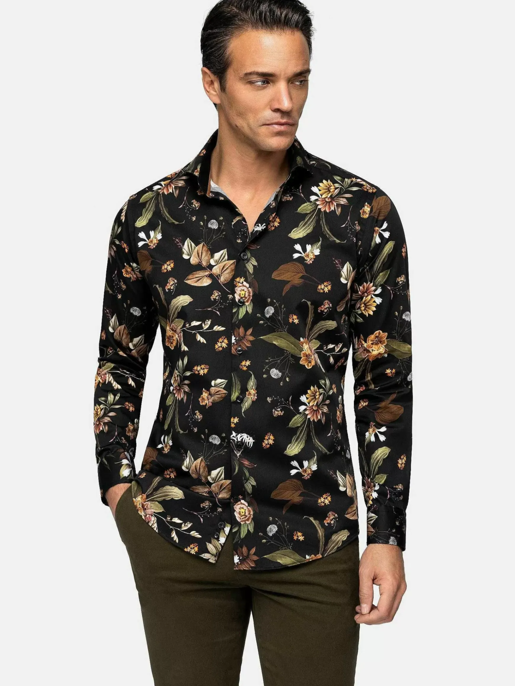 Overhemd Lange Mouw 75707 Meru Black