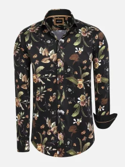 Overhemd Lange Mouw 75707 Meru Black