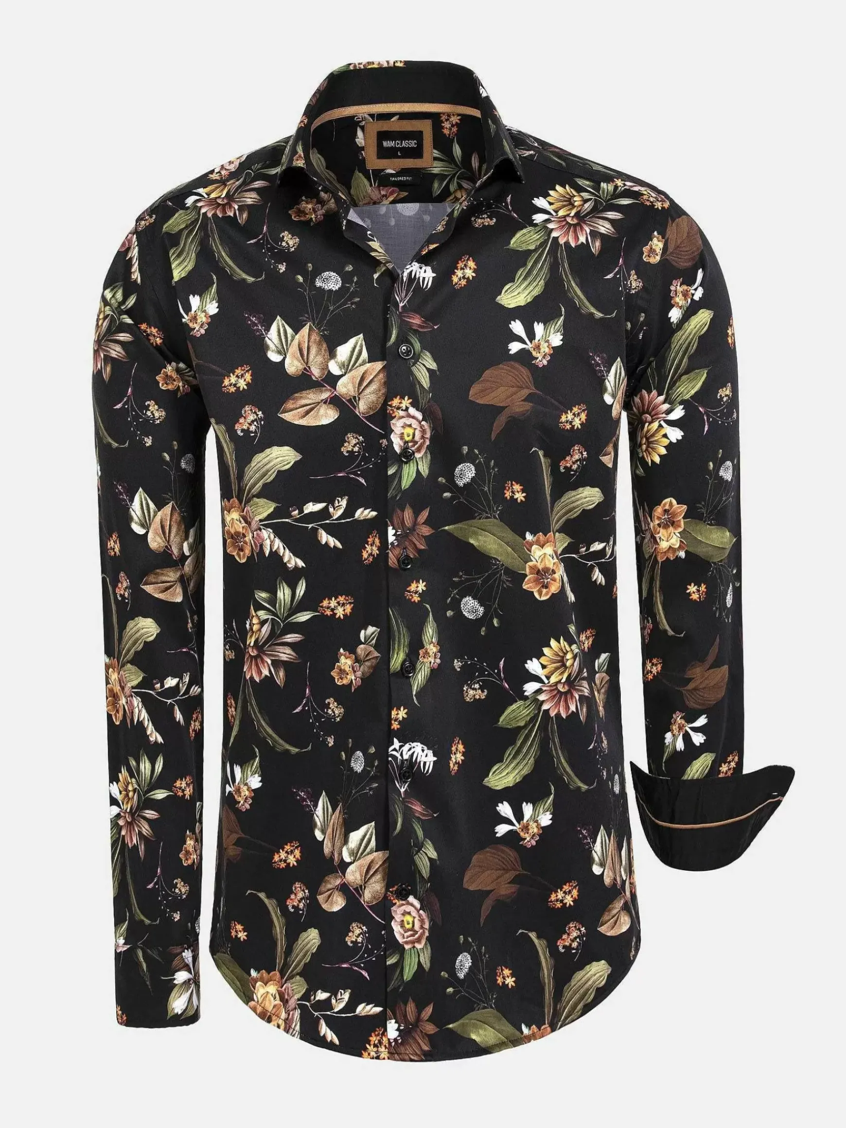 Overhemd Lange Mouw 75707 Meru Black