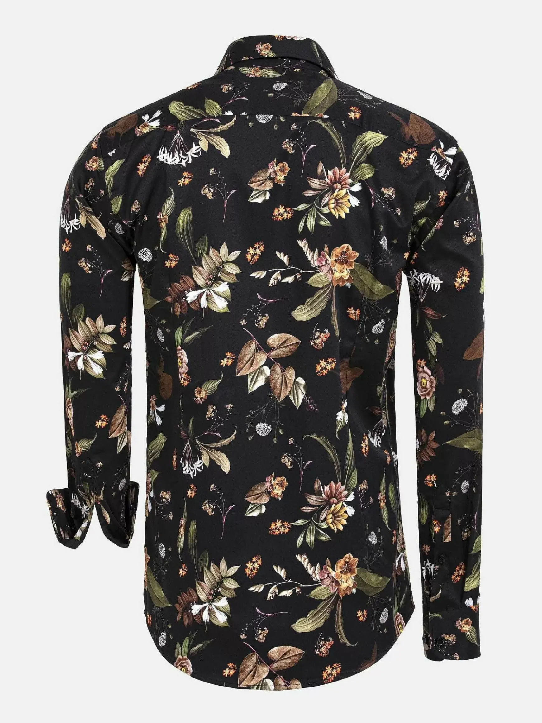 Overhemd Lange Mouw 75707 Meru Black