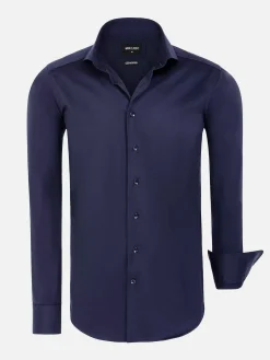 Overhemd Lange Mouw 75711 Monsebo Navy