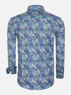 Overhemd Lange Mouw 57000 Navy Blue