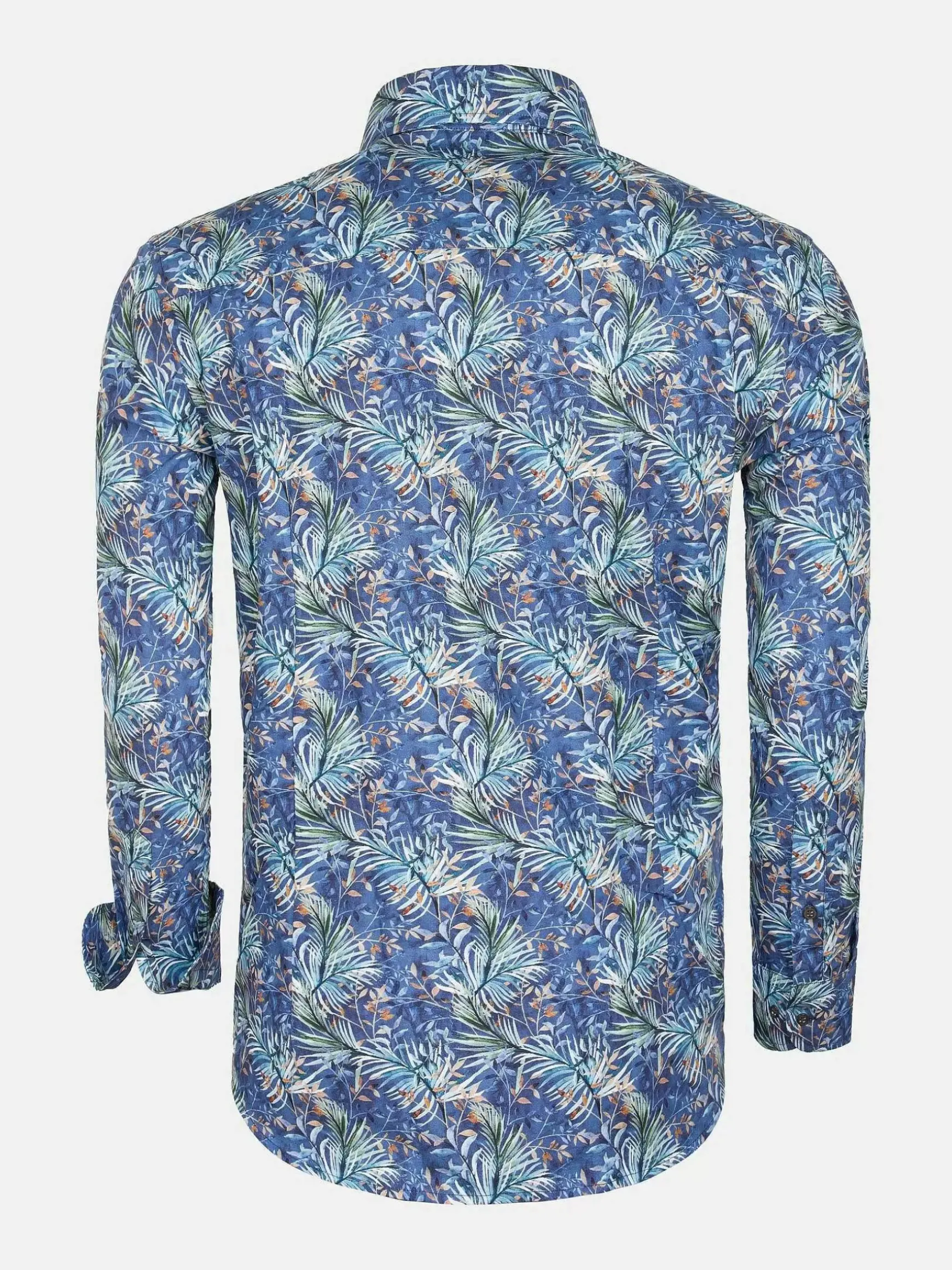 Overhemd Lange Mouw 57000 Navy Blue