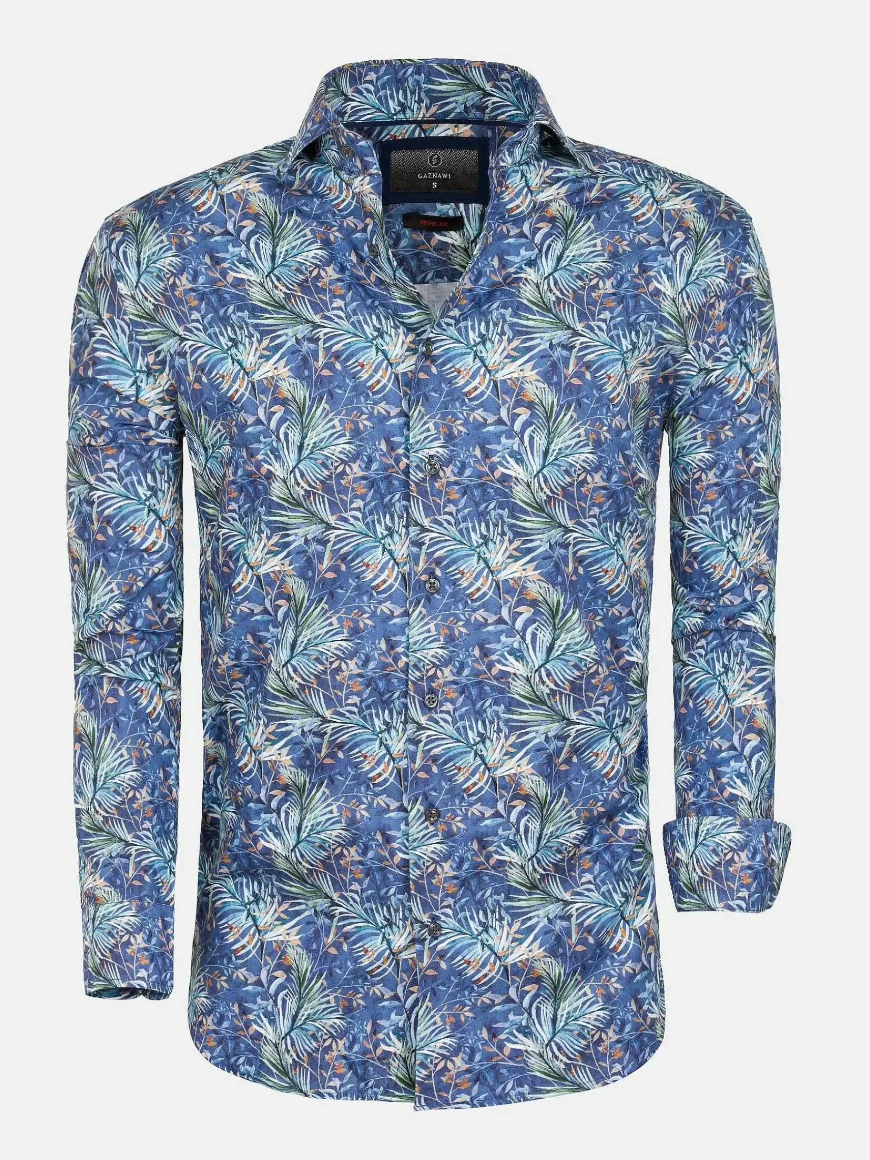 Overhemd Lange Mouw 57000 Navy Blue