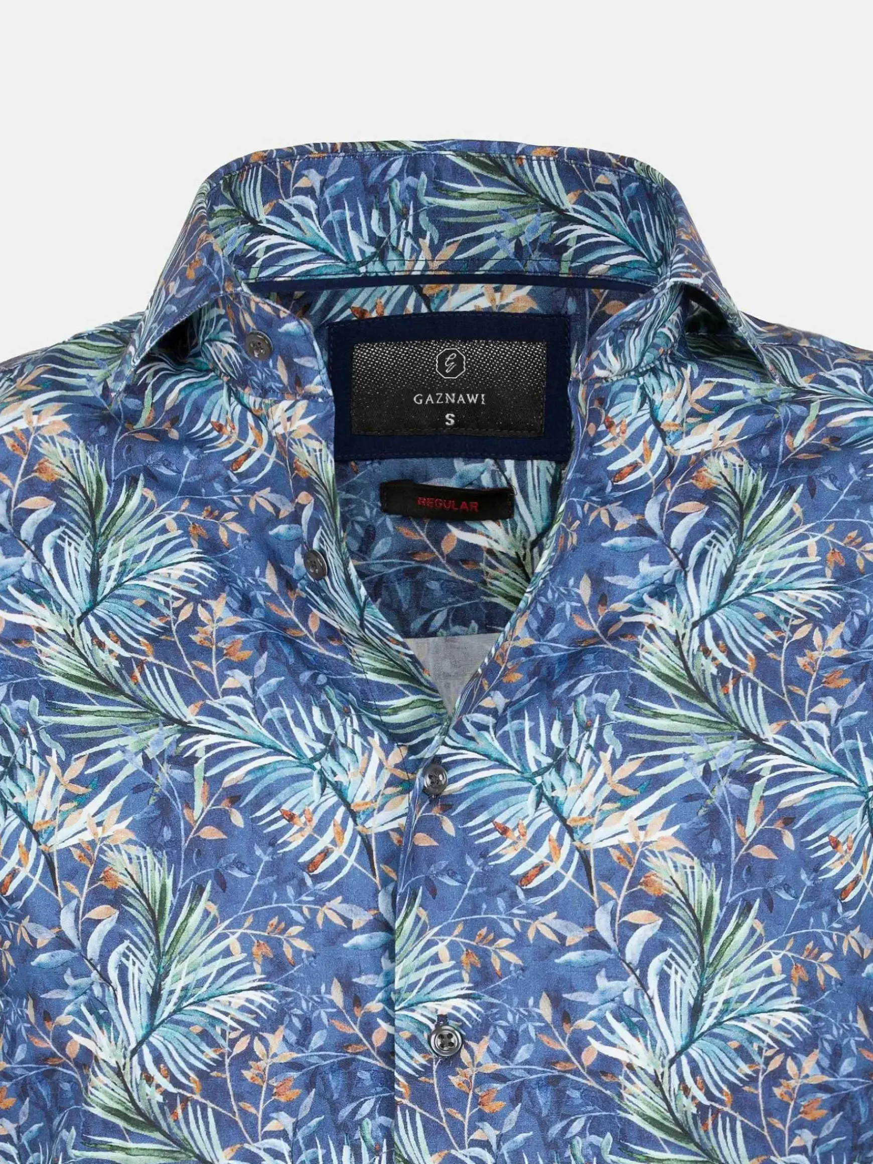 Overhemd Lange Mouw 57000 Navy Blue