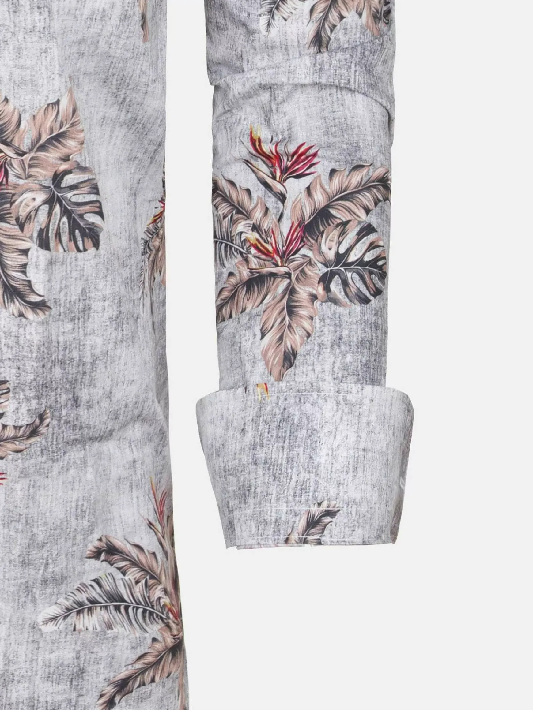 Overhemd Lange Mouw 57000 Navy Brown