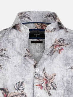 Overhemd Lange Mouw 57000 Navy Brown