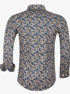 Overhemd Lange Mouw 65045 Navy