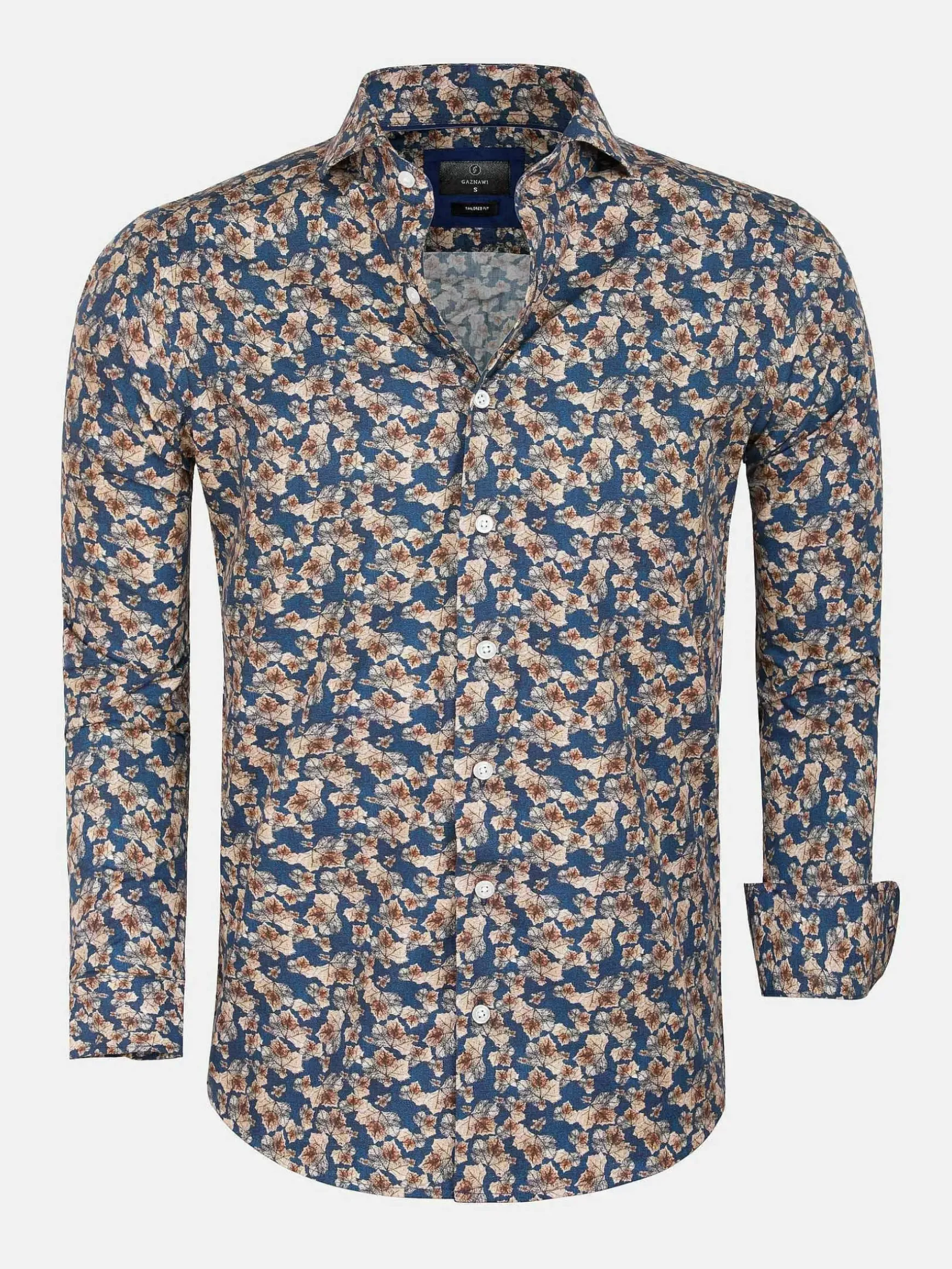 Overhemd Lange Mouw 65045 Navy