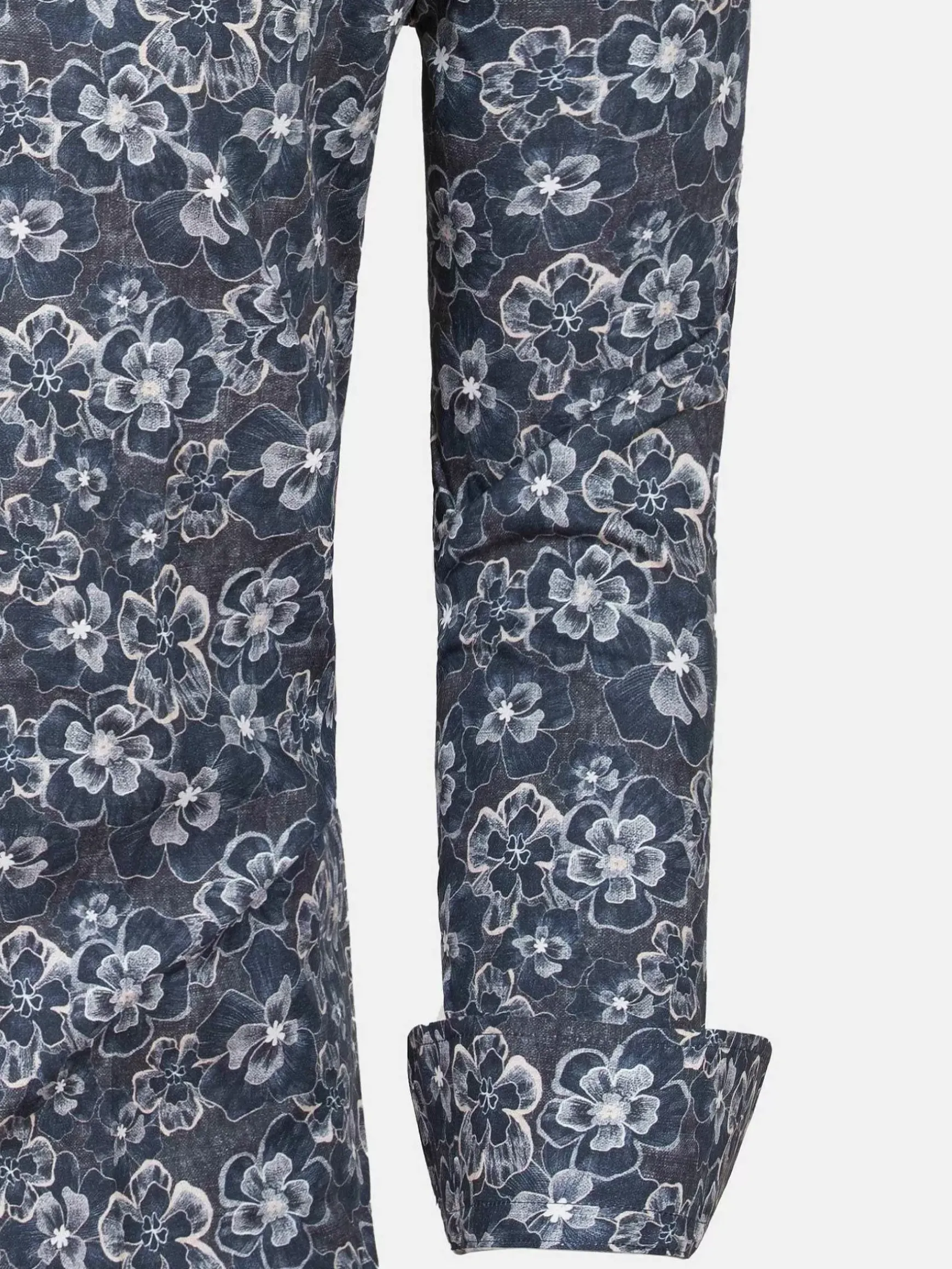 Overhemd Lange Mouw 57000 Off White Pink