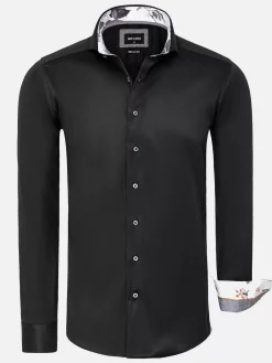 Overhemd Lange Mouw 75679 Pavel Black