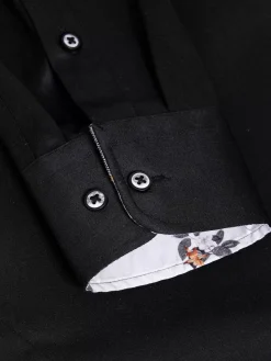 Overhemd Lange Mouw 75679 Pavel Black