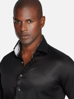 Overhemd Lange Mouw 75679 Pavel Black