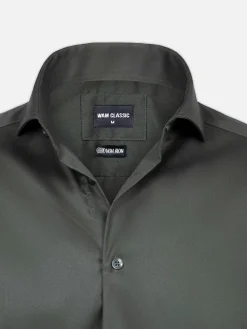 Overhemd Lange Mouw 75665 Pelle Dark Green