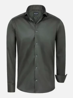 Overhemd Lange Mouw 75665 Pelle Dark Green