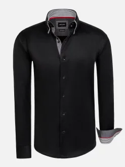 Overhemd Lange Mouw 75720 Perth Black