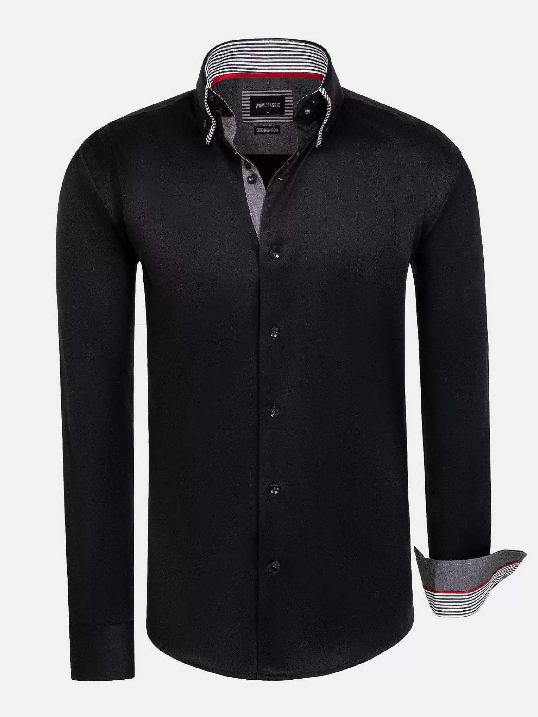 Overhemd Lange Mouw 75720 Perth Black