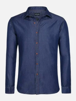 Overhemd Lange Mouw 75664 Potamos Navy