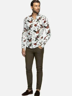 Overhemd Lange Mouw 75714 Santana White