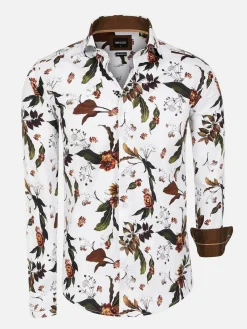 Overhemd Lange Mouw 75714 Santana White