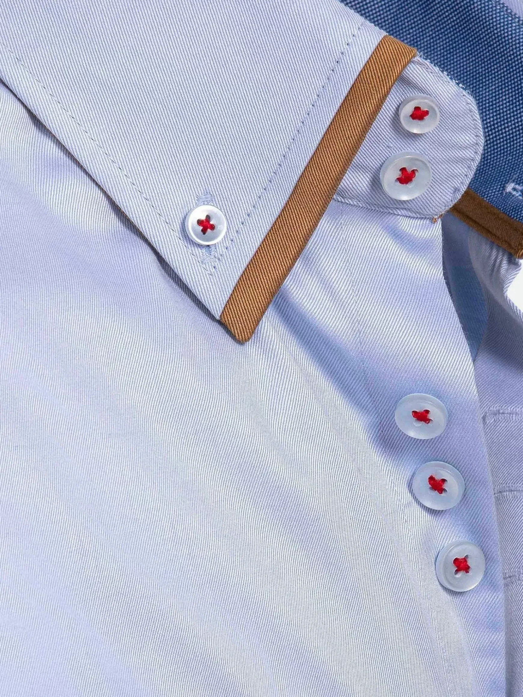 Overhemd Lange Mouw 75719 Victoria Light Blue