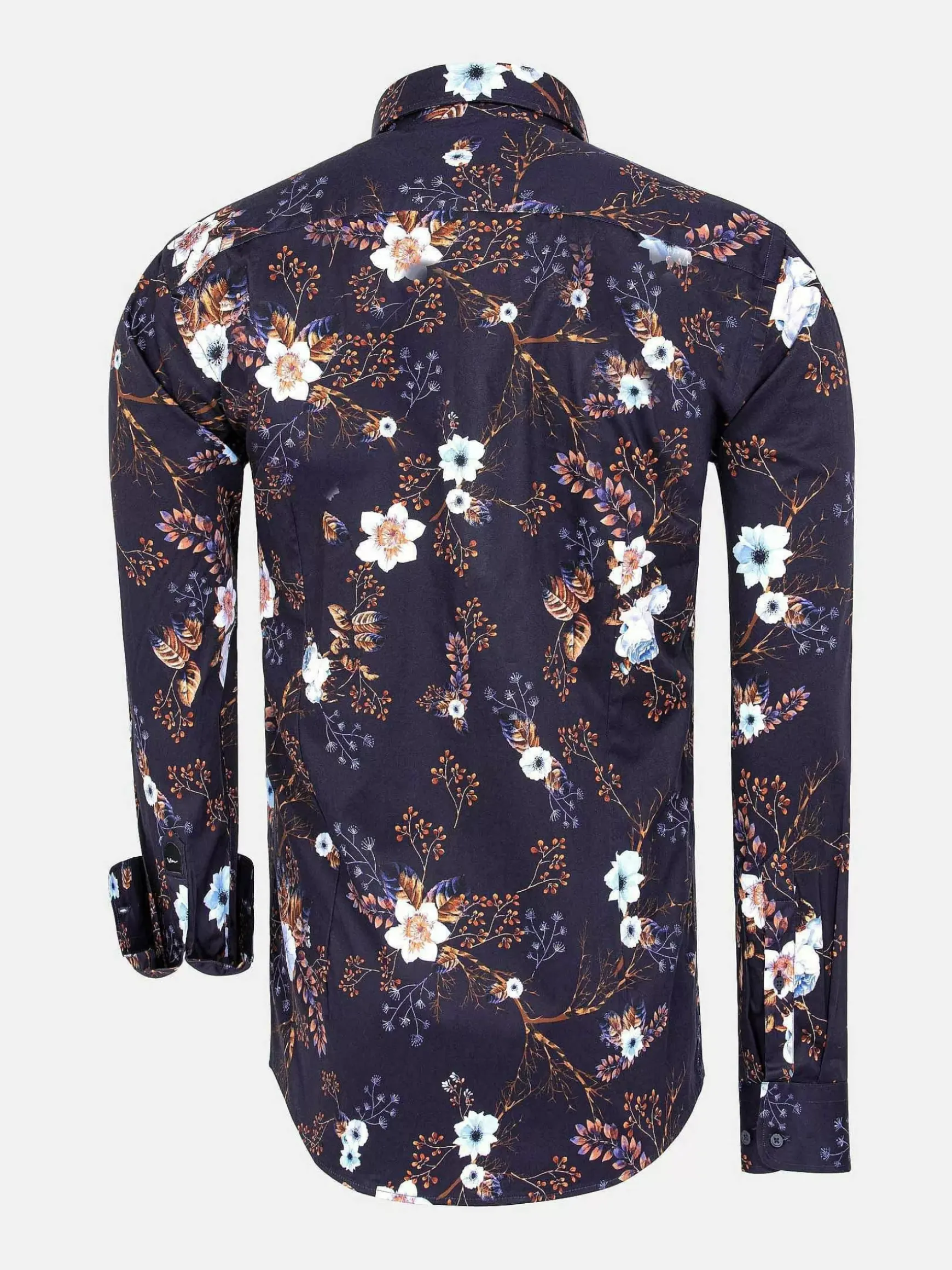 Overhemd Lange Mouw 75710 Wisconsin Navy