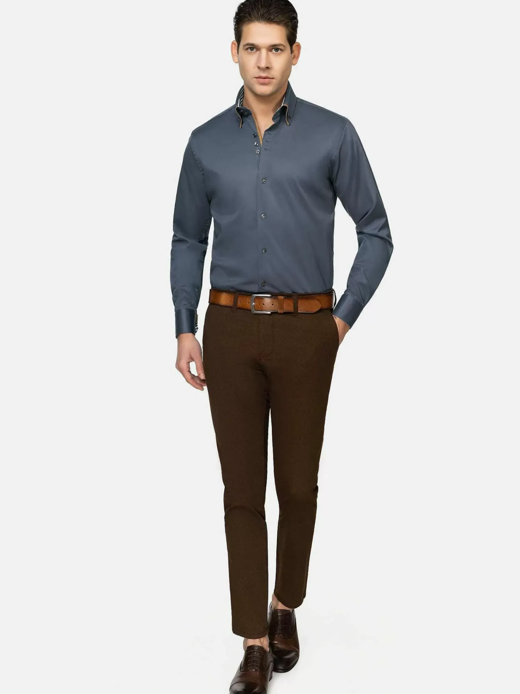 Overhemd Lange Mouw Roma 75428