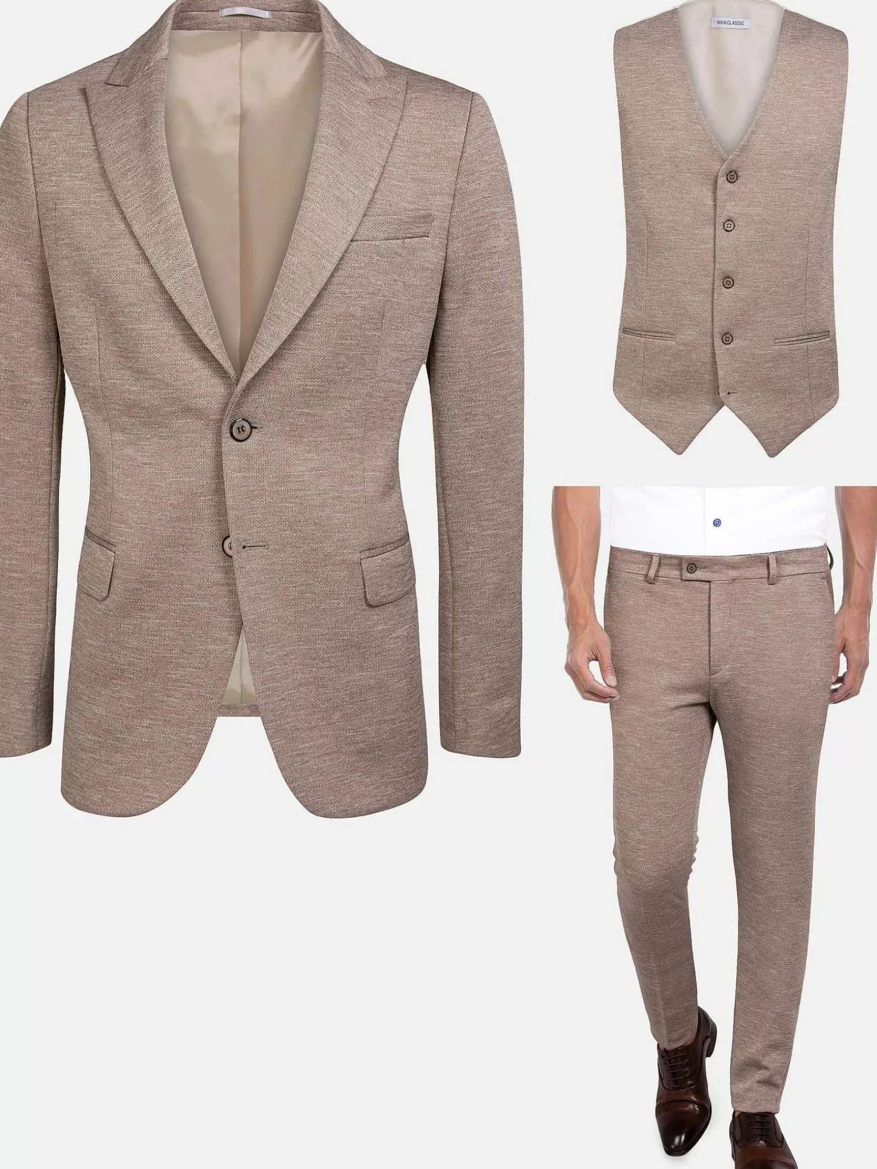 Pantalon 70078 Gracia Beige 1