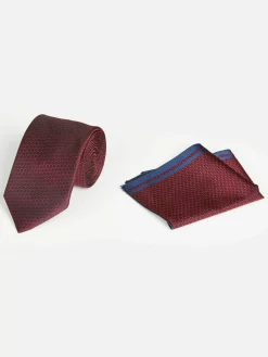 Pierce Dark Red Stropdas