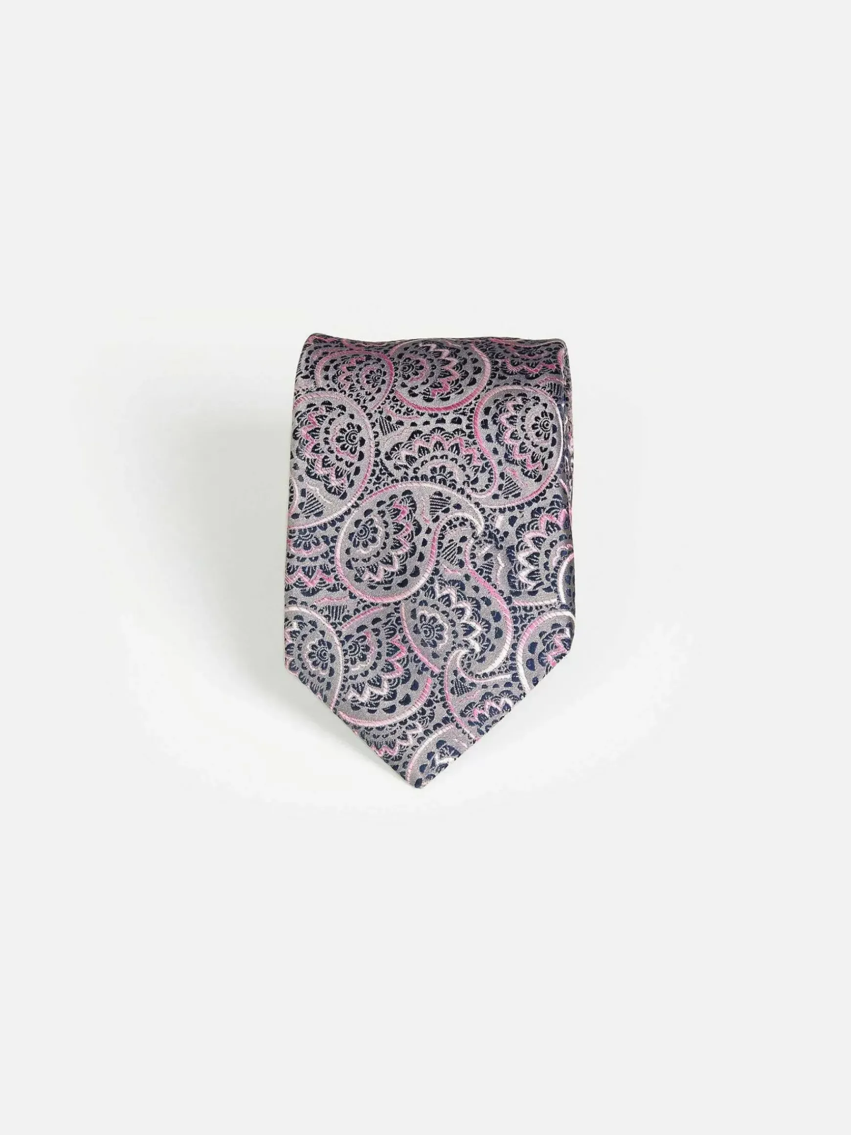 Pierce Navy Pink Stropdas