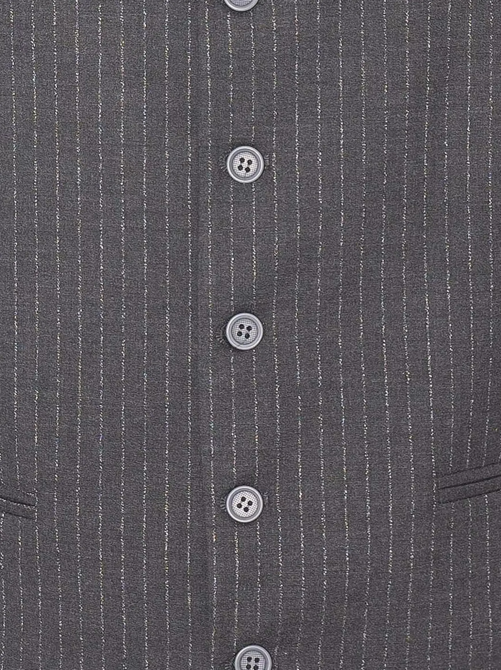 Plaid Vest 70050 Anthracite