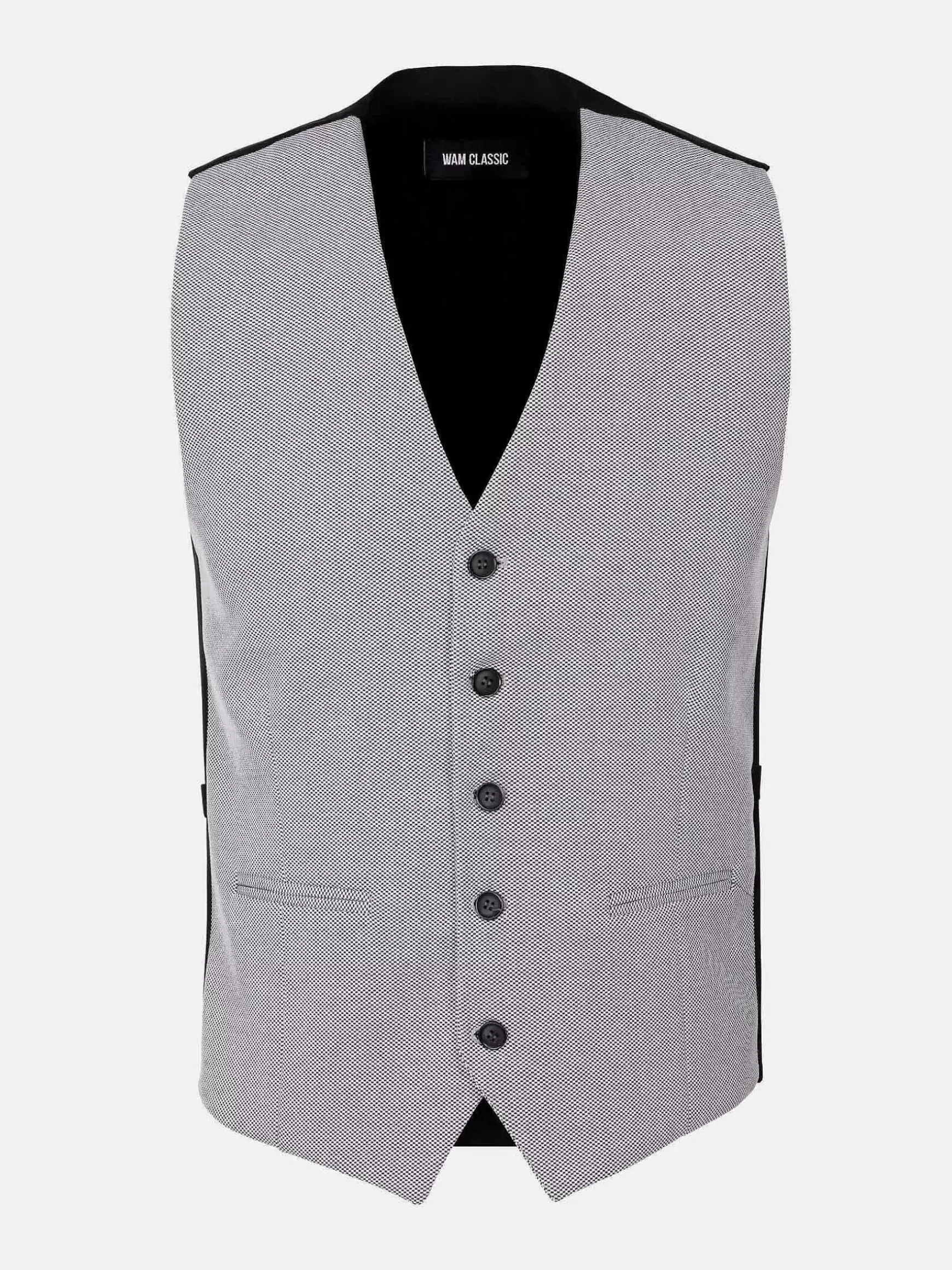 Plaid Vest 70067 Nolan Grey