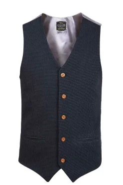 Plaid Vest Trieste 74094 Light Indigo